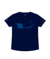 Women's Nottingham Rowing Club Performance T-Shirt SS - Navy
