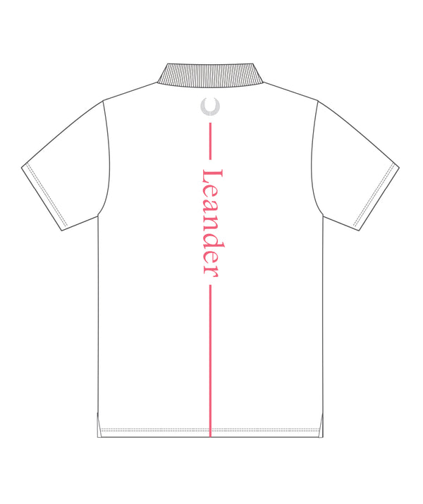 Men's Leander Podium Polo SS - White