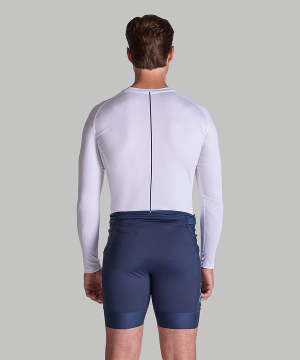 Men's 776BC Base Layer LS - White/Navy