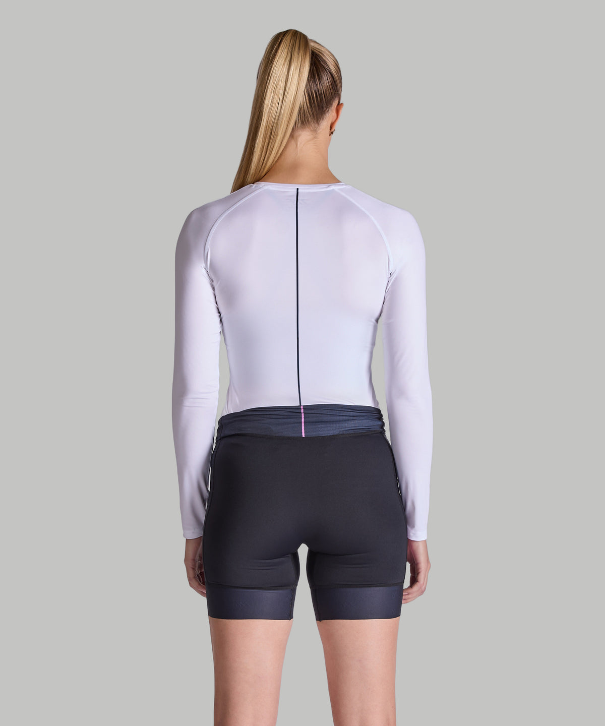 Women's 776BC Base Layer LS - White/Navy