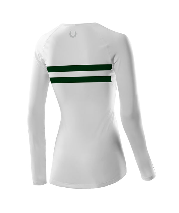 Women's Buckingham Rowing Club Training Base Layer LS - White