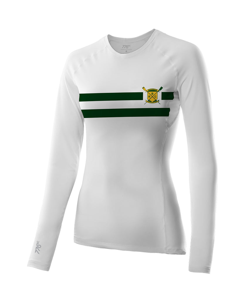 Women's Buckingham Rowing Club Training Base Layer LS - White