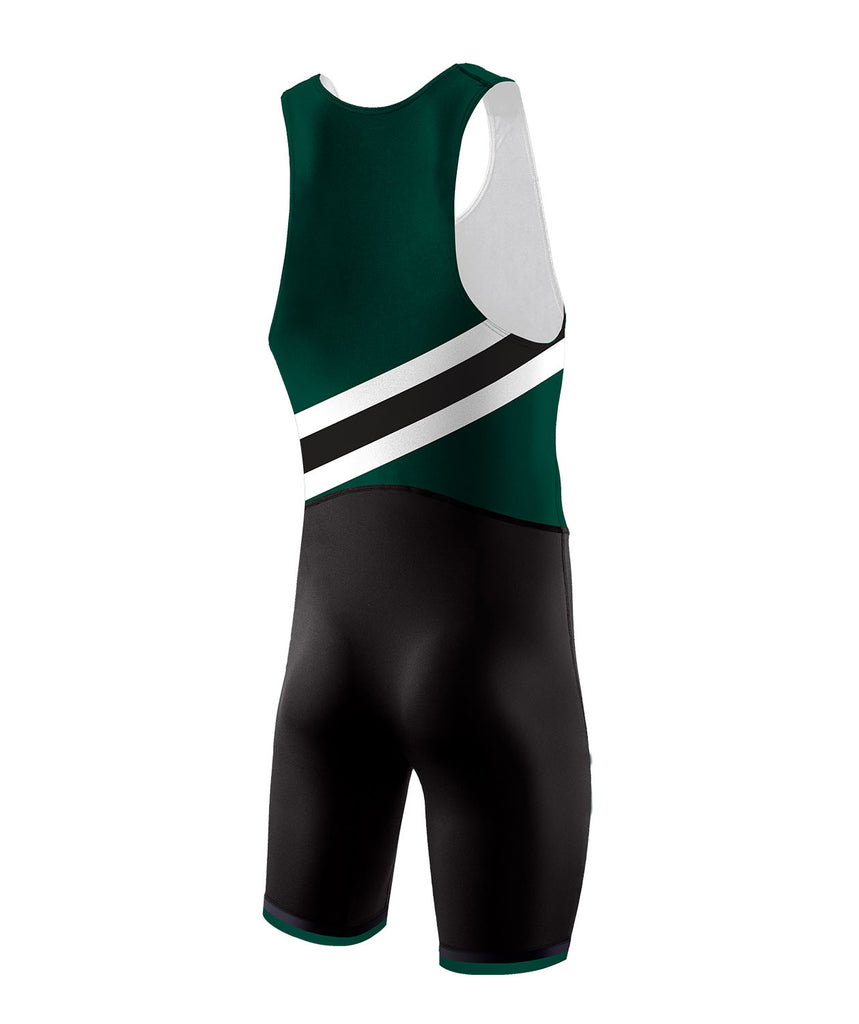 Men's Gippsland Grammar Streamline Leg Band Unisuit (Racing Suit) - Green/Black