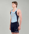 Men's Dark Horse X 776BC Pro Unisuit - Navy/Sky Blue