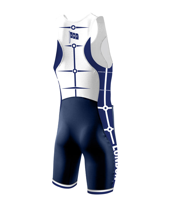 Men's London Rowing Club Motion Pro Unisuit - White/ Blue