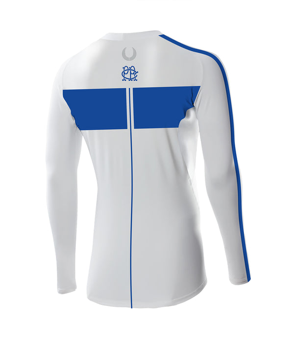 Men's Picton Rowing Club LS Base Layer - White