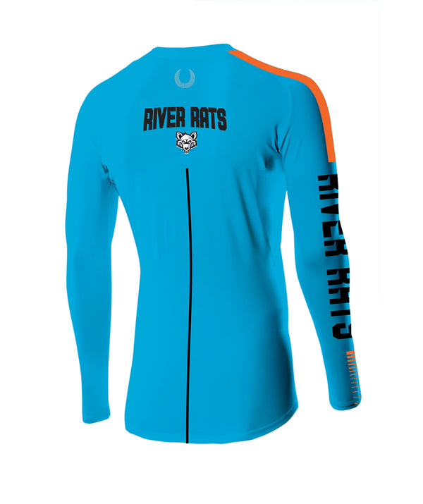 Men's River Rats Winter Base Layer LS - Neon Blue
