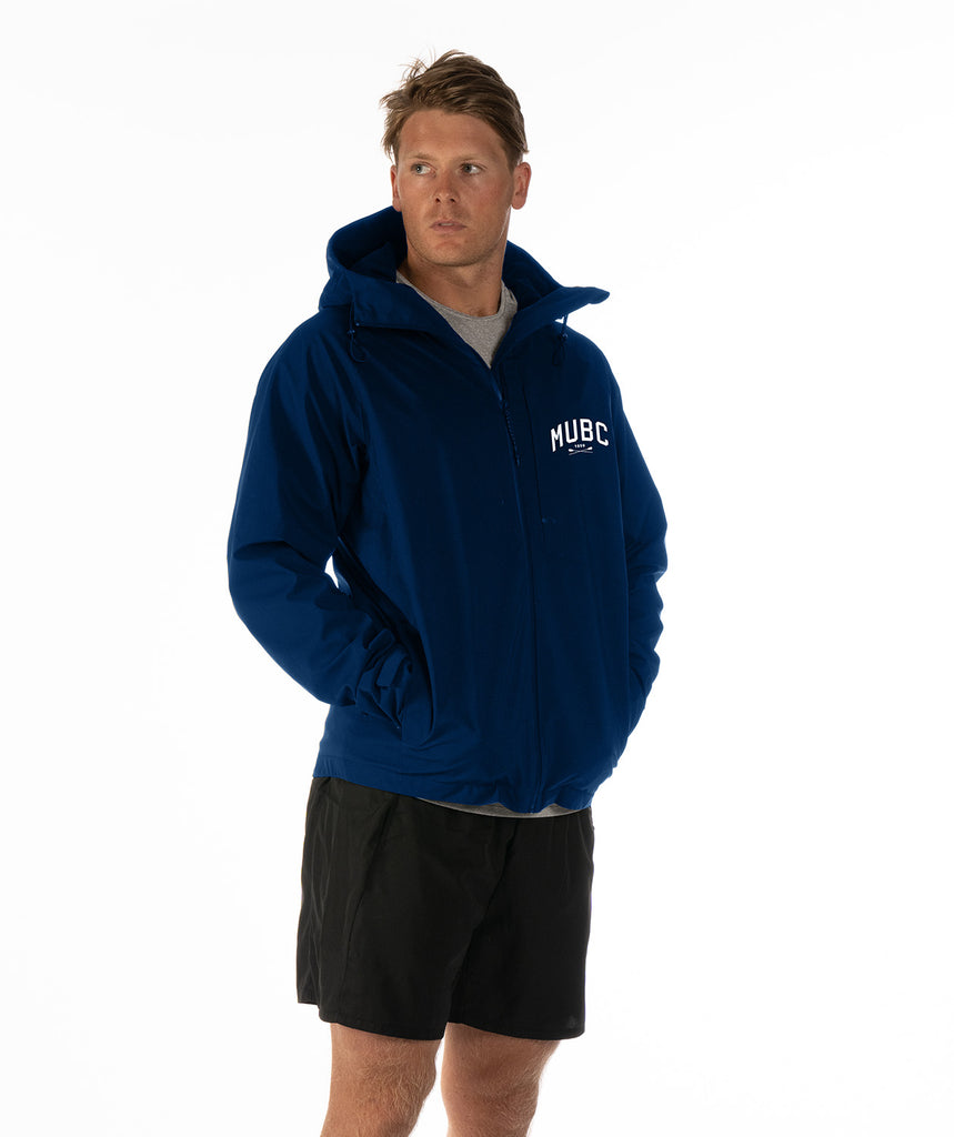 Men's Melbourne University Boat Club Coaches Polar Vortex Waterproof Jacket - Navy