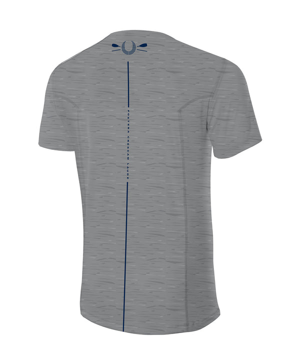 Men's Melbourne University Boat Club Performance T-Shirt SS - Grey Marle