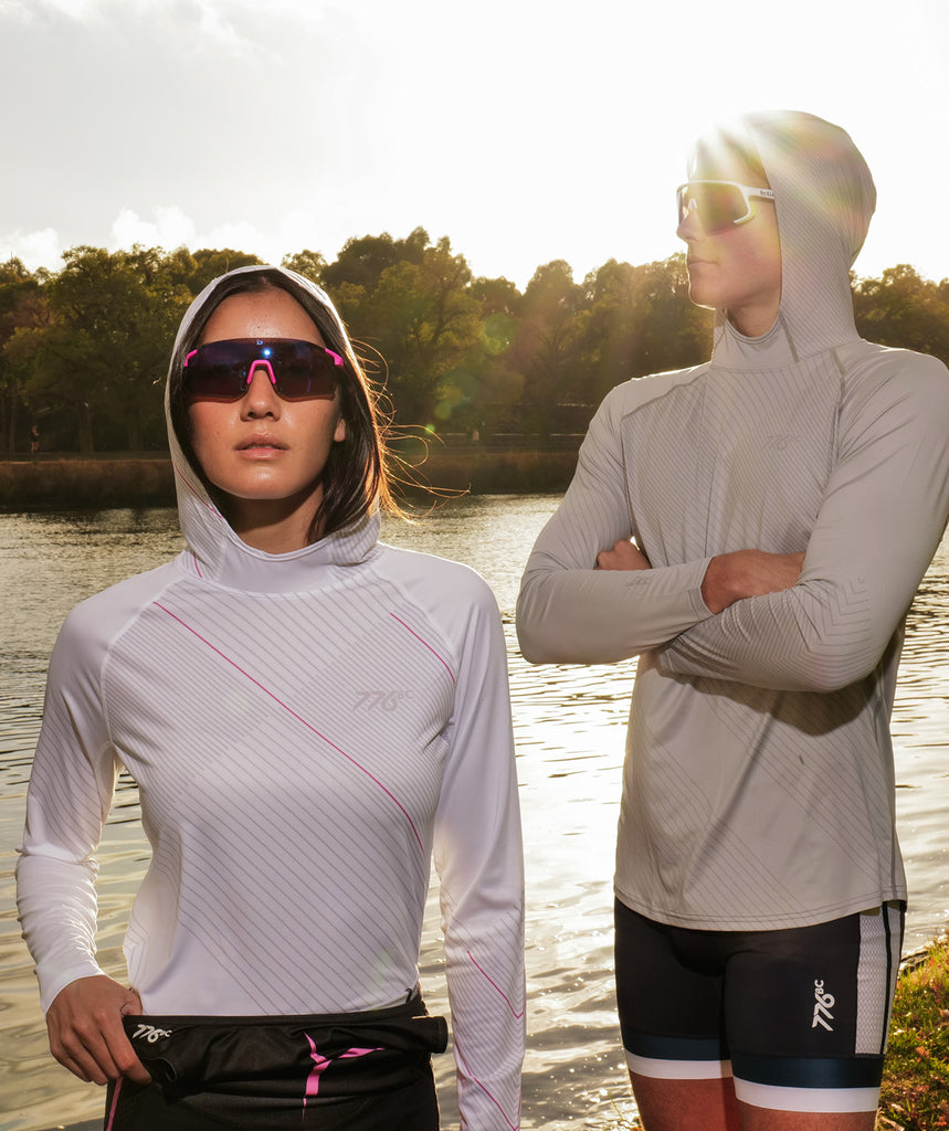Women's Wreath Sun Hoodie - Graphic White