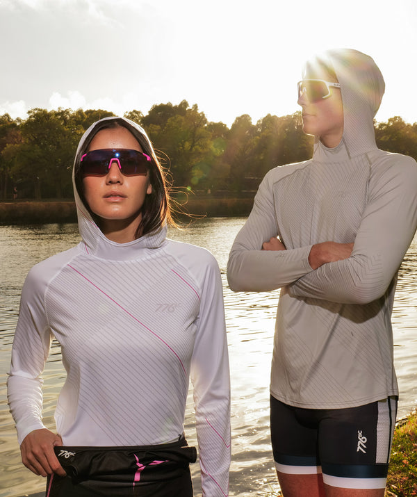 Women's Wreath Sun Hoodie - Graphic White