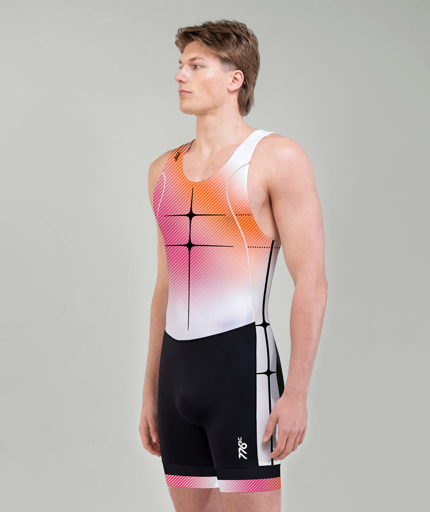 Men's Motion Pro Unisuit - Vivid Pink/Ochre