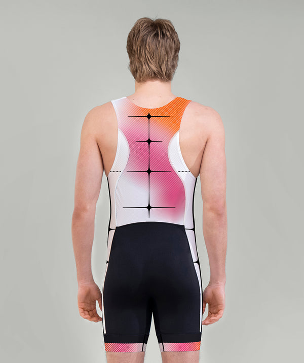 Men's Motion Pro Unisuit - Vivid Pink/Ochre