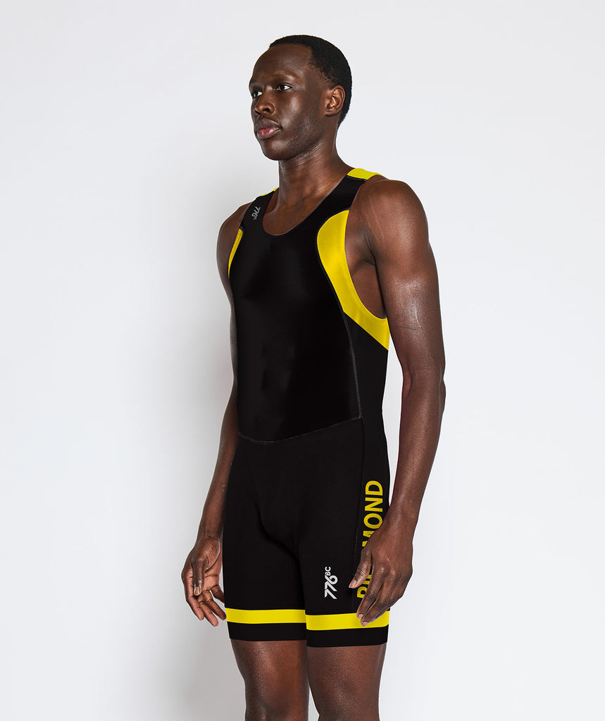 Men's Richmond Rowing Club Pro Unisuit - Black/Yellow