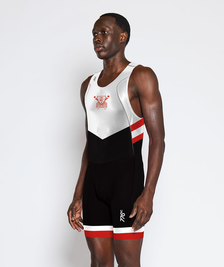 Men's Torrens Rowing Club Pro Unisuit - White/Red