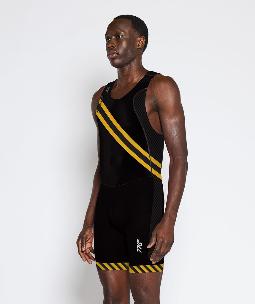 Men's Townsville Grammar Pro Unisuit - Black/Yellow