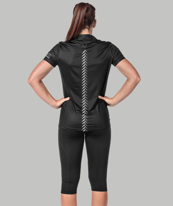 Women's Rowing NZ Supporter Polo- Black