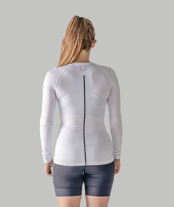 Women's 776BC x Rowing NZ Performance Base Layer LS - White