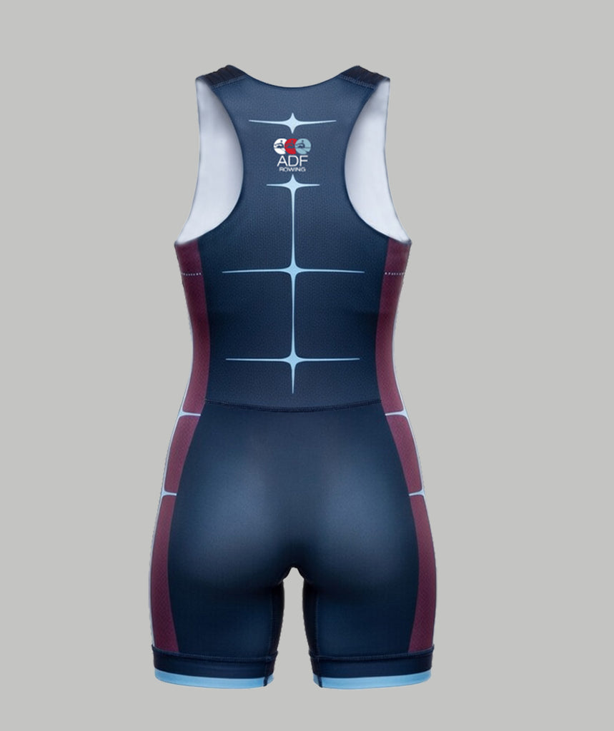 Men's ADF Rowing Training Pro Unisuit - Navy/Purple