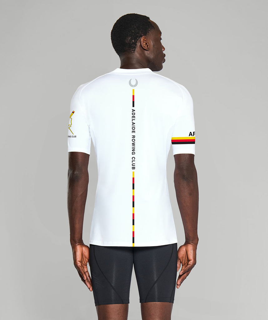 Men's Adelaide Rowing Club Base Layer SS - White