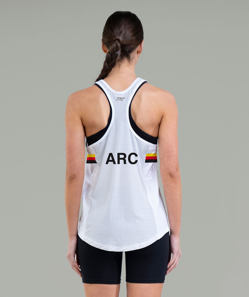 Women's Adelaide Rowing Club Performance Tank - White