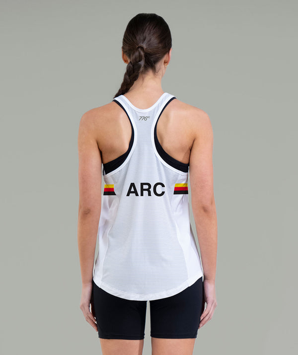 Women's Adelaide Rowing Club Performance Tank - White