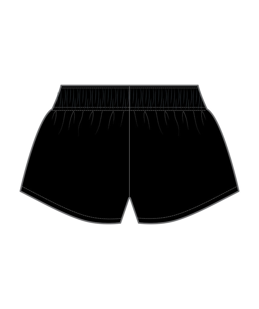Women's Manly Warringah Kayak Club Gym Short - Black