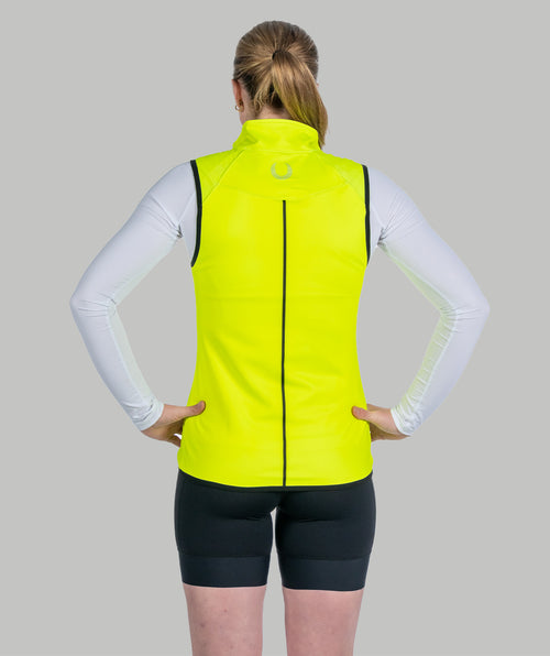 Women's Stratus Vest - Neon Yellow/Black