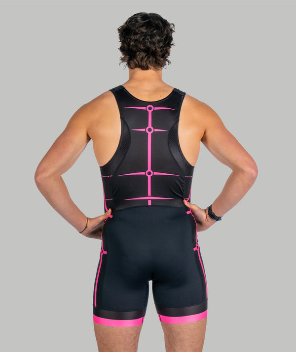 Men's Motion Pro Unisuit - Black/Neon Pink