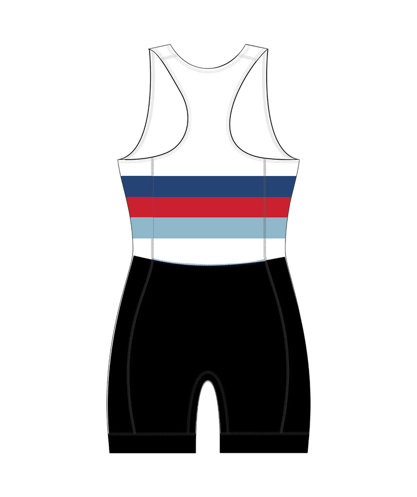 Women's ADF Rowing Pro Unisuit - Red/White/Blue