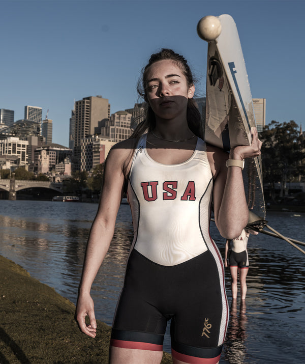 Women's 776BC x Boys in the Boat Unisuit - Navy/White