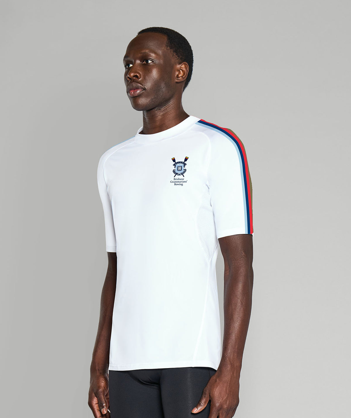 Men's Brisbane Grammarians Base Layer SS - White
