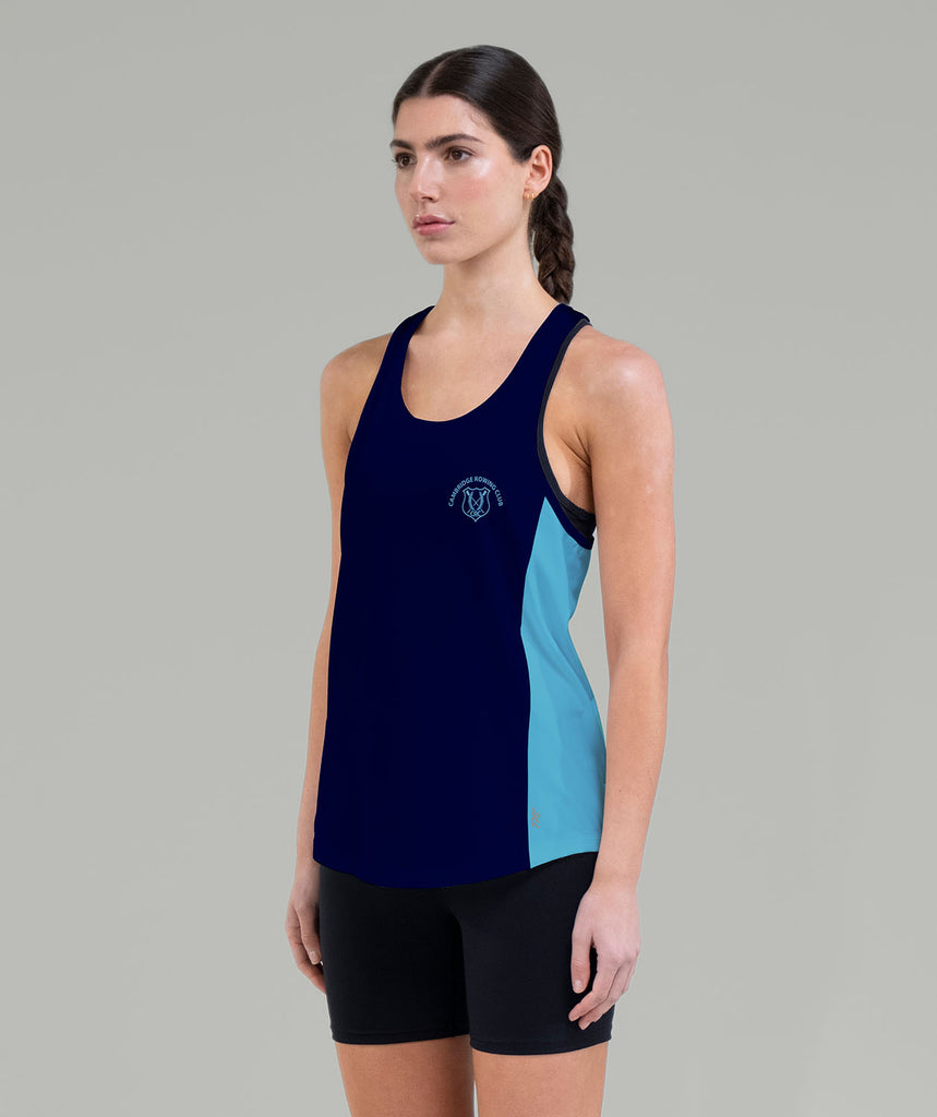 Women's Cambridge Rowing Club Performance Tank - Navy