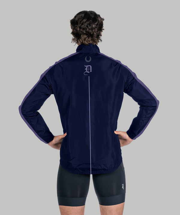 Men's Durham University Cirrostratus Wind Jacket - Navy/Purple
