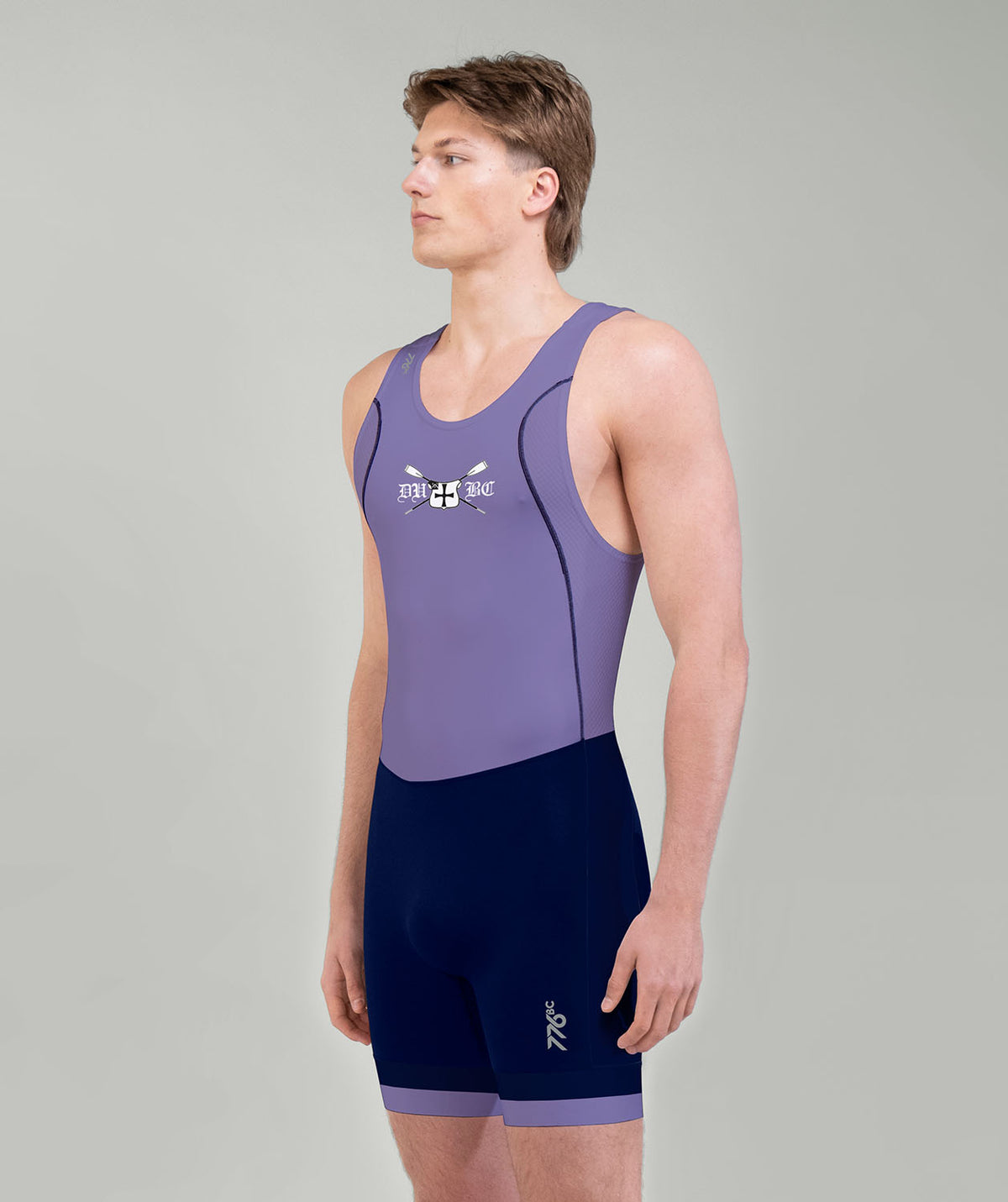Men's Durham University Pro Unisuit - Navy/Purple