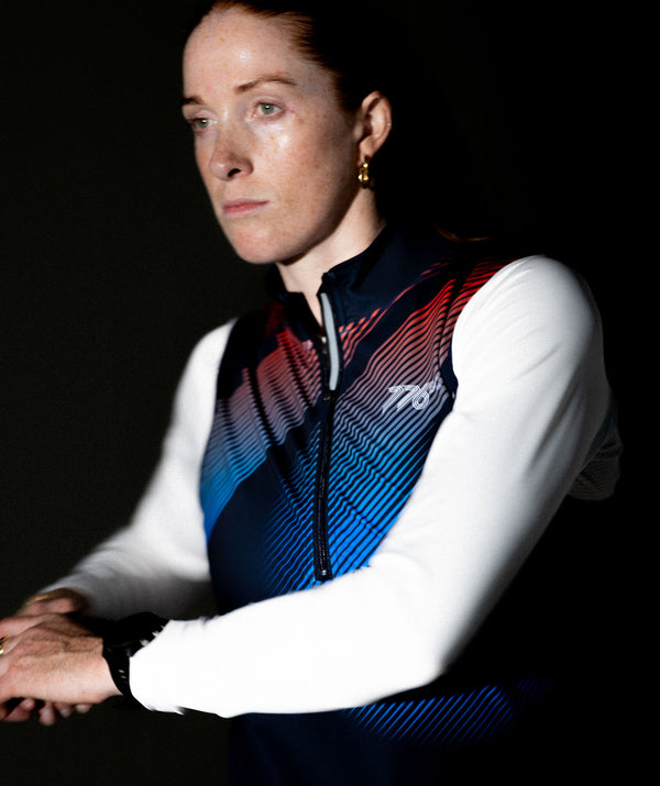 Women's 776BC Stratus Vest - Navy/Crimson