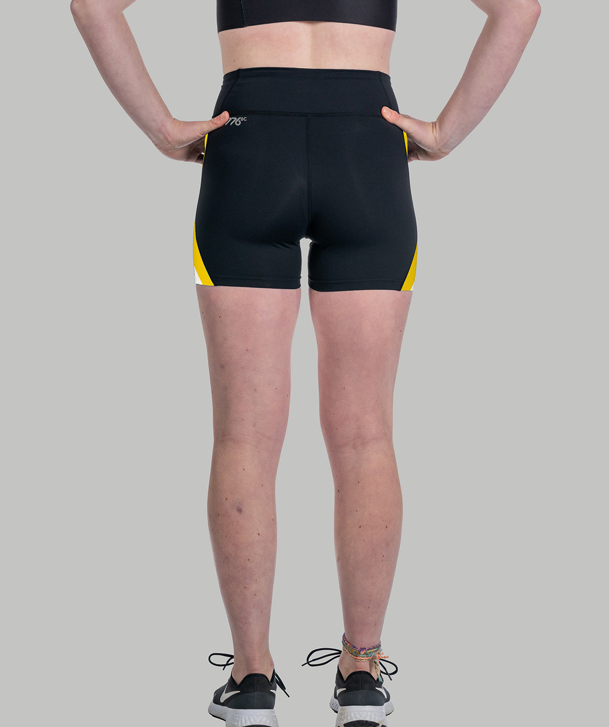Women's ESR Theta Competition Pro Active Short - Black/Yellow