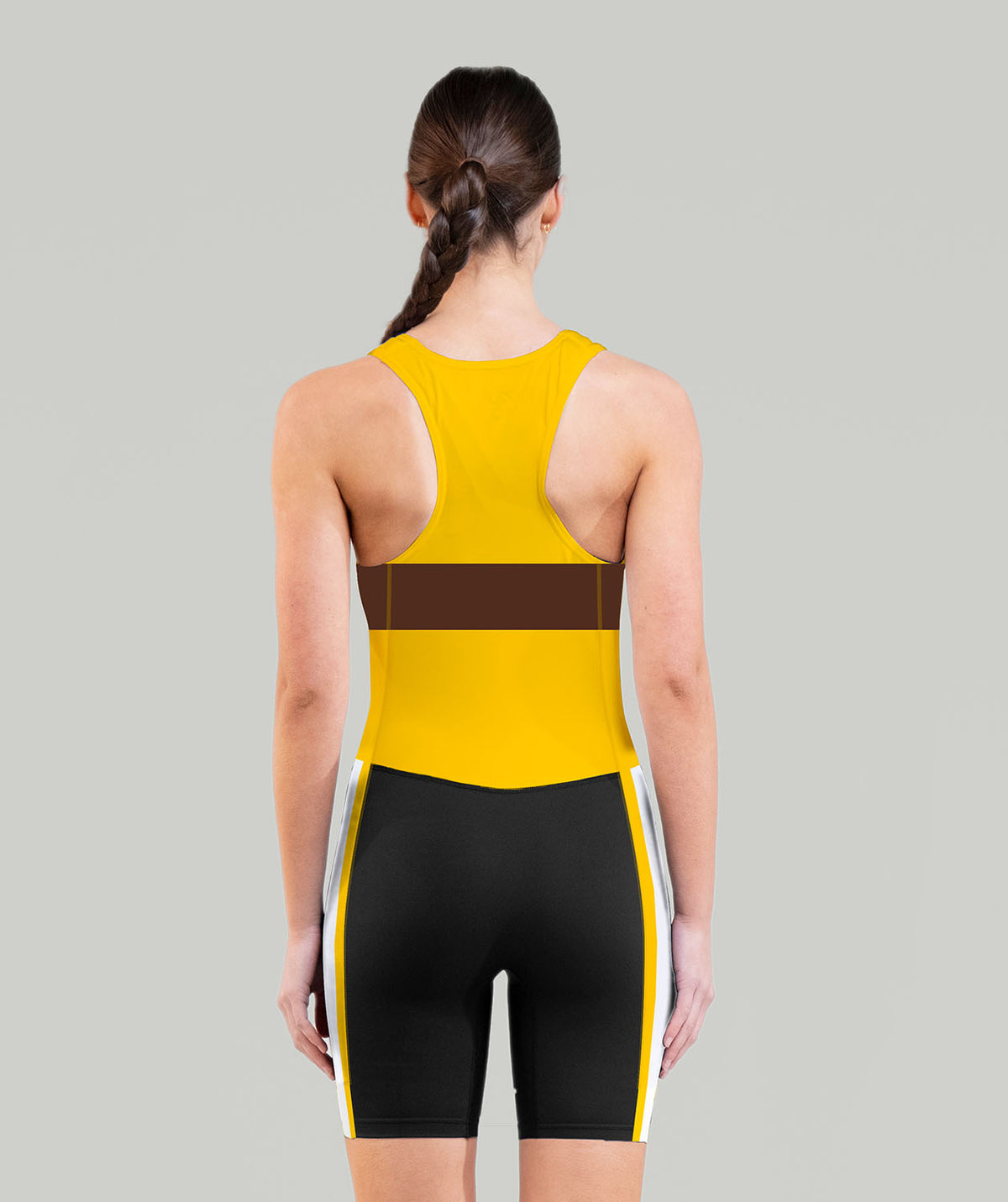 Women's ESR Theta Sprint Unisuit - Black/Yellow