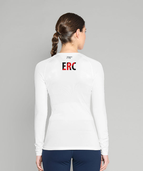 Women's Essendon Rowing Club Training Base Layer LS - Black/Red