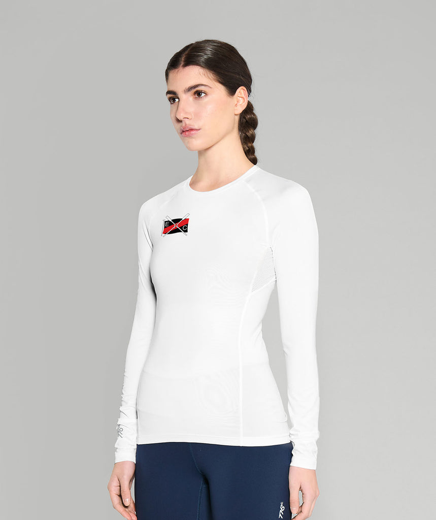 Women's Essendon Rowing Club Training Base Layer LS - Black/Red