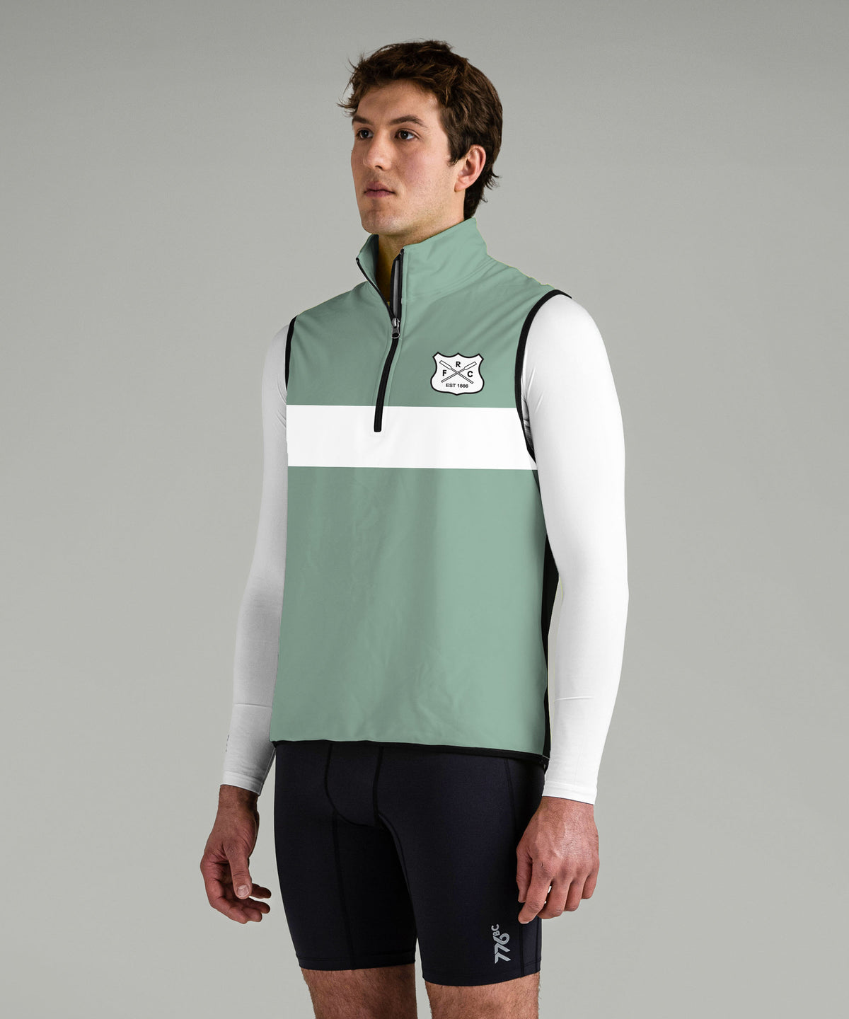 Men's Fremantle Rowing Club Stratus Vest - Green