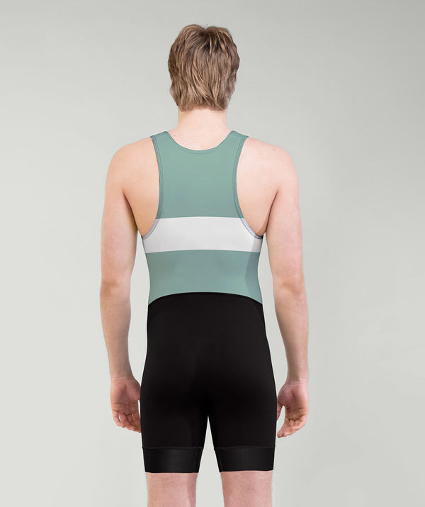 Men's Fremantle Rowing Club Streamline Unisuit - Cambridge Blue/Black