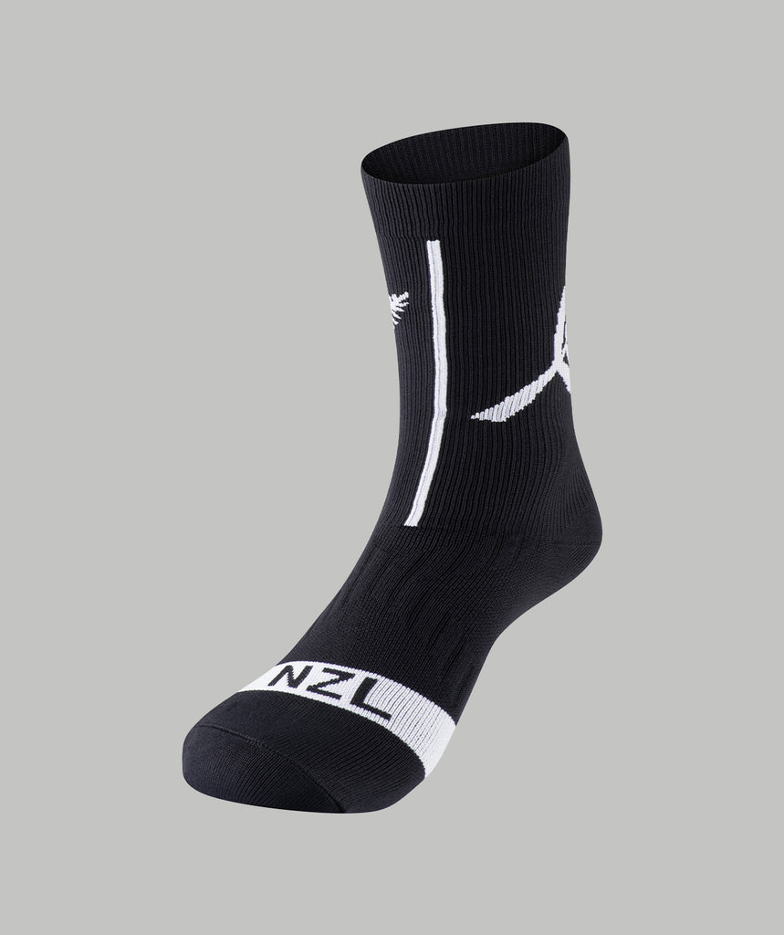 Icon Collection NZL Performance Socks - Black/White
