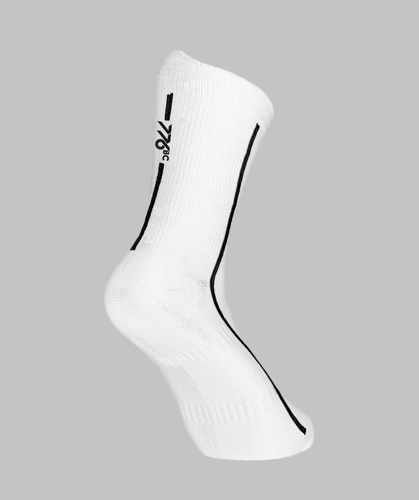 K Series Performance Socks - White/Black