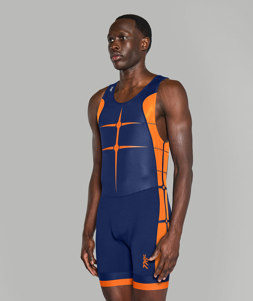 Men's Motion Pro Unisuit - Navy/Orange