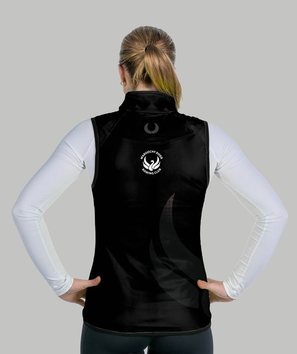 Women's Maroochy River Rowing Club Stratus Vest - Black/Red