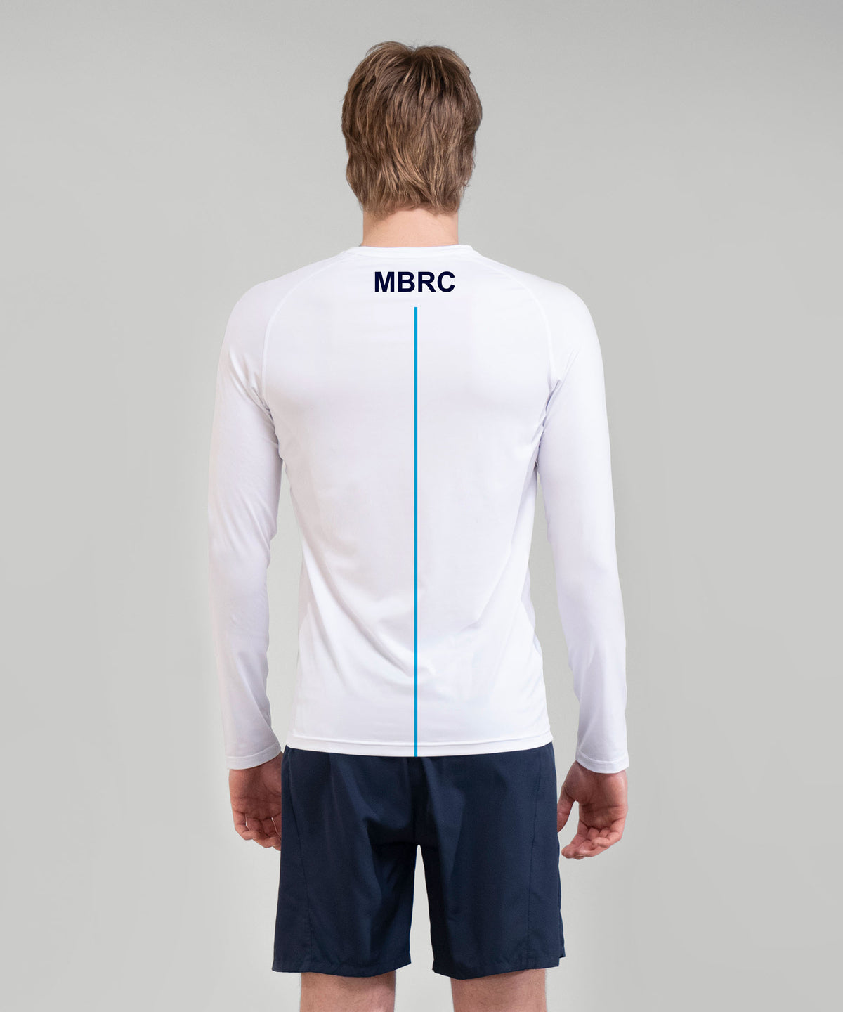Men's Murray Bridge Rowing Club Base Layer LS - White