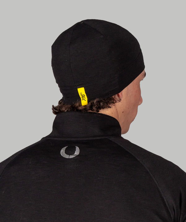 Unisex Wreath Pro-Merino Beanie - Black