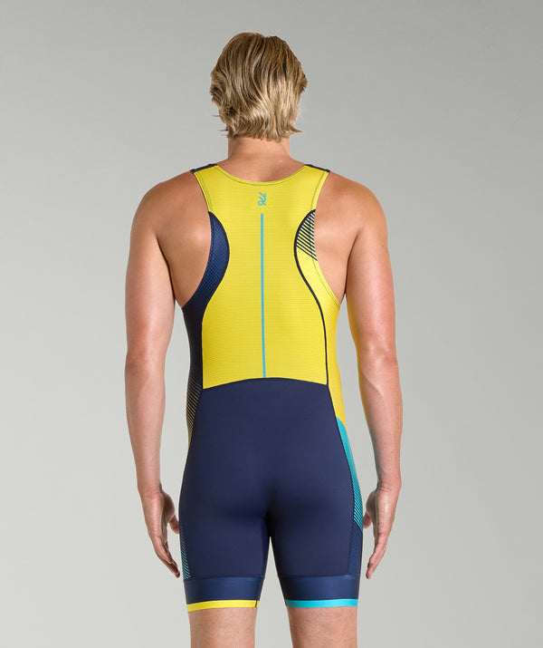 Men's Velocity Pro Unisuit - Navy/Neon Yellow