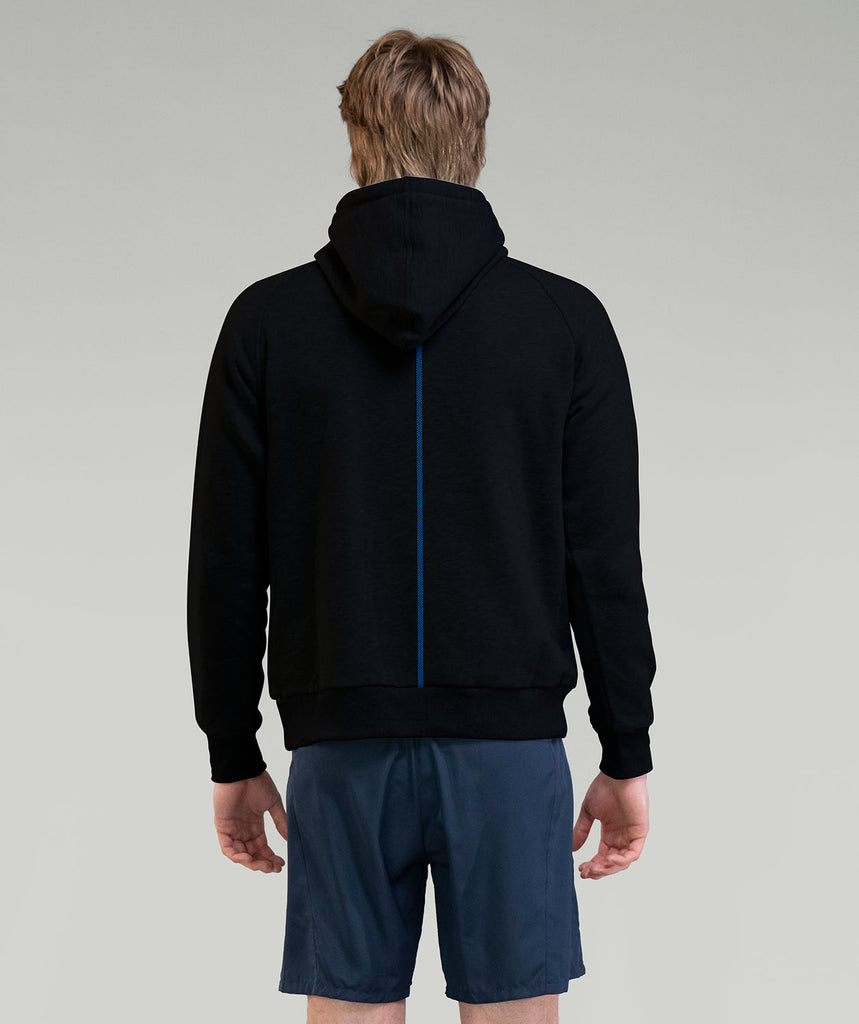 Unisex Rowing New Zealand NZ Champs 2026 Pop Over Hoodie - Black/Blue